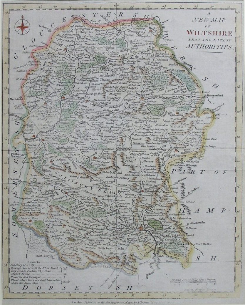 Map of Wiltshire - Lodge